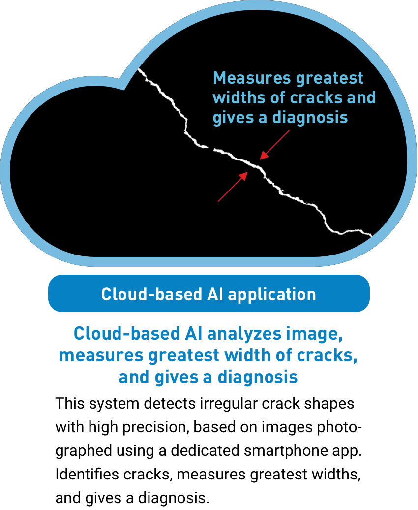 Structure of the Image Diagnostic AI for Exterior Wall Cracking